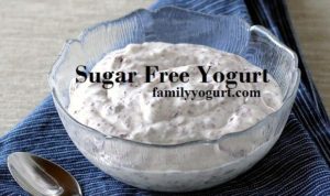 sugar free yogurt